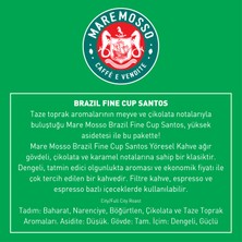 Mare Mosso Brazil Fine Cup Santos Yöresel Çekirdek Filtre Kahve 1 kg
