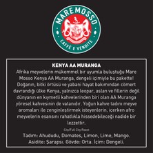Mare Mosso Kenya AA Muranga Yöresel Çekirdek Filtre Kahve 1 Kg.