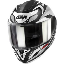 Gıvı 50.8 Brave Mat Siyah-Tıtanıum-Gri Kask