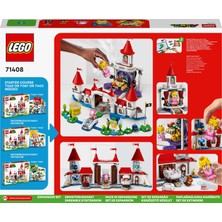 LEGO® Super Mario™Peach's Castle Ek Macera Seti 71408 - 8 Yaş ve Üzeri Çocuklar için Koleksiyonluk Yaratıcı Oyuncak Yapım Seti (1216 Parça)