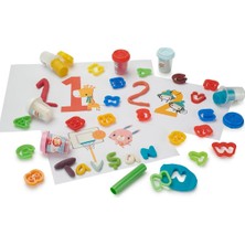 Fisher-Price HHJ35 Fisher-Price Alfabe ve Sayılar Oyun Hamuru Seti