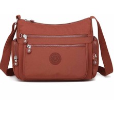 Smart Bags Krinkıl Kumaş Kadın Çapraz Çanta 1115 Kiremit