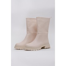 Supermark Capri  Vegan Deri Termal Kauçuk Çizme 45027