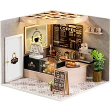 Dollhouse Dıy Kiti Küçük Ev Bina Kiti ile Mobilya ile Arkadaş(Yurt Dışından)