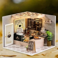 Dollhouse Dıy Kiti Küçük Ev Bina Kiti ile Mobilya ile Arkadaş(Yurt Dışından)