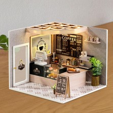 Dollhouse Dıy Kiti Küçük Ev Bina Kiti ile Mobilya ile Arkadaş(Yurt Dışından)