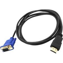 Somodz Hdtv Altın Erkek - VGA Erkek 15 Pin Adaptör Kablosu 3ft 1080P Vedio (Yurt Dışından)