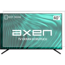 Best Ekran Axen AX40DAB0938 Tv Ekran Koruyucu - Axen 40" Inç Tv Ekran Koruyucu Şeffaf Paneli