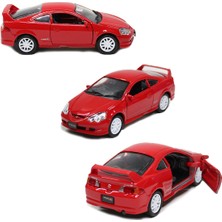 Toyaş Honda Interega Typer Çek Bırak Metal Oyuncak Araba 12 cm Kırmızı