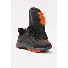 Tonny Black Erkek Füme Oranj Rahat Kalıp Bağcıklı Bot