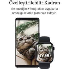 teira collection  9 Pro Plus Akıllı Saat Kablosuz Şarj Ios ve Android Tüm Telefonlara  2.0 İnc