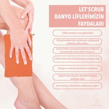 Let'scrub Mavi-Sarı-Turuncu-Yeşil Banyo Lifi Tüm Cilt Tiplerine Uygun Duş Lifi - Kadın ve Erkekler Için 50X40 cm