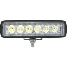 Oscar Beyaz LED Off Road Sis Panjur Farı Çalışma Lambası 6 LED 10-30V 18W
