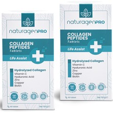 Naturagen Pro  2X90 Tablet Hidrolize Collagen(Tip-1&Tip-3 Hyaluronic Acid,Vitamin C,Biotin,Çinko,Bakır)