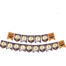 Çıtı Pıtı Store Zikzak Banner Happy Halloween  (Cadılar Bayramı)