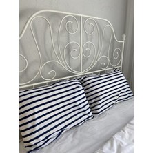 Calina Home Lacivert Çizgili Yastık Kılıfı