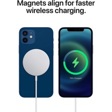 MTK Moveteck Apple Magsafe Kablosuz Wireless Şarj Aleti Iphone 14 14 Plus 14 Pro 14 Pro Max 8 Plus x Xr Xs Se Mini 11 12 13 Pro Max Uyumlu 20WOLT Typce Giriş Hızlı Şarj Magsafe Aygıt