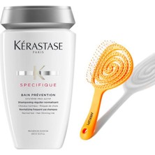 Kerastase Specifique Bain Prevention Şampuan 250 ml + 3D Saç Fırçası Turuncu