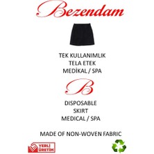 Bezendam Tek Kullanımlık Etek Hasta Muayene Eteği Doğum Eteği 500 Adet