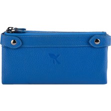 Karali Deri Deri Unisex Portföy Cüzdanı  Saks BC413-10