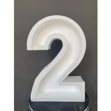 Strafor Dünyası Strafor Içi Boş Harf ve Sayılar 35 cm Yükseliğinde