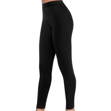 Tutku 0166 Kadın Termal Manşetsiz Şardonlu Tayt