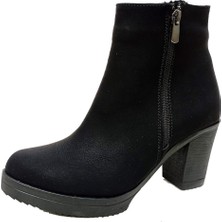 Efsun 1659-22 Yağlı Deri Fashion Fermuarlı Kadın Bot