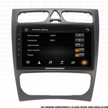 Myway Mercedes C Class W203 Android Carplay Multimedya Navigasyon Ekran Teyp 8GB+128GB