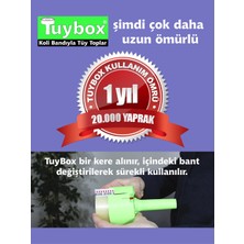 Tuybox Yeşil + 1 Bant 120 Yaprak Koli Bantlı Tüy Toplayıcı, tüy toplama rulosu yerine