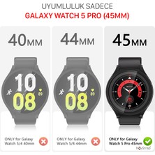 Novstrap Samsung Galaxy Watch 5 Pro 45MM Uyumlu Ekran Koruyucu Nano Esnek Cam Tam Uyumlu Ppm