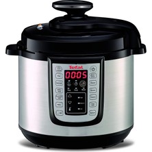 Tefal Fast & Delicious Multicooker Elektrikli Düdüklü Tencere 1200 W 25 Otomatik Programlar Manuel Mod + Tarif + Buharlı Pişirici 6 L