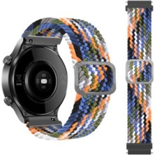Basias Samsung Galaxy Watch 3 45MM Akıllı Saat  Uyumlu Tokalı Örgü Kordon