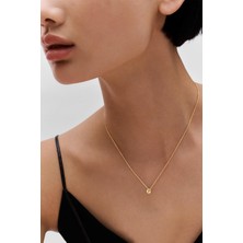 Harfhane 925 Ayar Gümüş Üç Boyutlu G Harfli Harfi Kolye