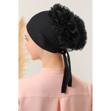 Melodi Scarf Tesettür Fırfırlı Bone