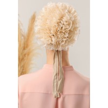 Melodi Scarf Tesettür Fırfırlı Bone