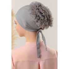 Melodi Scarf Tesettür Fırfırlı Bone