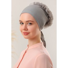 Melodi Scarf Tesettür Fırfırlı Bone
