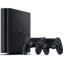 Sony Slim Playstation 4 500GB + 2 Adet Sıfır Dualshock 4