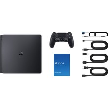 Sony Slim Playstation 4 500GB + 2 Adet Sıfır Dualshock 4