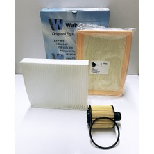 Waben Fiat Egea 1.3 - 1.6 Euro 6 Filtre Bakım Seti (3 Lü)