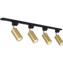 Mylights Spor  Ray Spotlu LED Avize  4lü  Gün Işığı LED Ampul Dahilidir