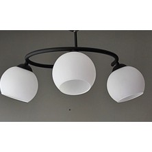 Mylights  Spor  Siuah Kasa Opal Camlı Spor Modern Avize