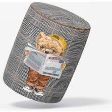 Adawall Gazeteci Teddy Puf (Kumaşı Süettir. Uluslararası Solmama Sertifikasına Sahiptir.)