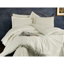 Finezza Odesa Bambu Jakar Kumaş Krem Çift Kiş. Nevresim Takımı 6 Parça - 1191