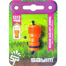 SAYIM 1/2’’ Hortum Jak Rekoru Otomatik Musluk Bağlantısı Erkek