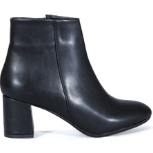 Park Moda  Topuklu Siyah Kadın Bot