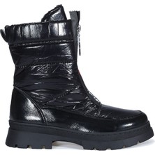 Park Moda K07 Siyah Rugan Kadın Kar Botu