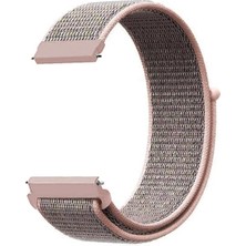 Basias Amazfit Gts - Gts 2- Gts 2e - Gts 2 Mini - Gts 3 (20MM) Hasır Dokuma Kordon Kayış