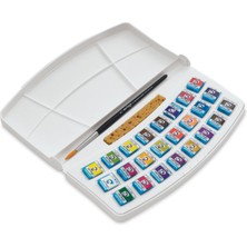Van Gogh : Tablet Sulu Boya Seti : 24 Renk (Botanic Renkler) (Plastik Kutu)