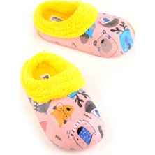 Gezer Kışlık Kız Çocuk Islak Zemin Içi Peluşlu Terlik